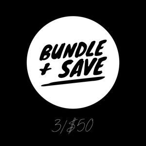 Bundle and Save 3/$50